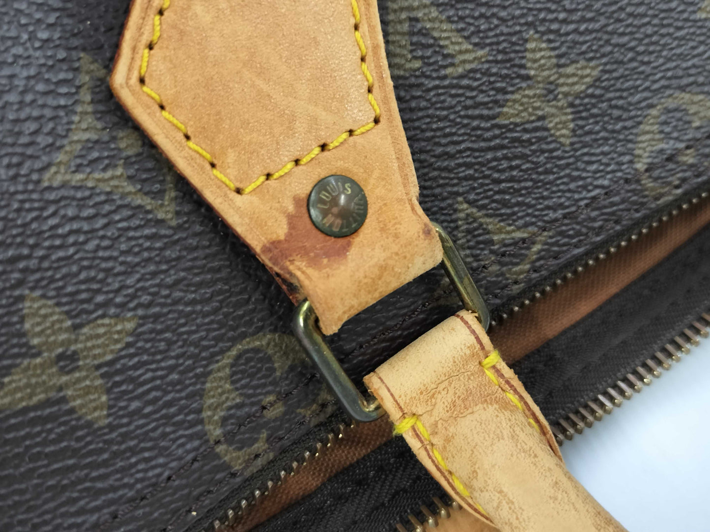LOUIS VUITTON Monogram Speedy 35 Boston Bag