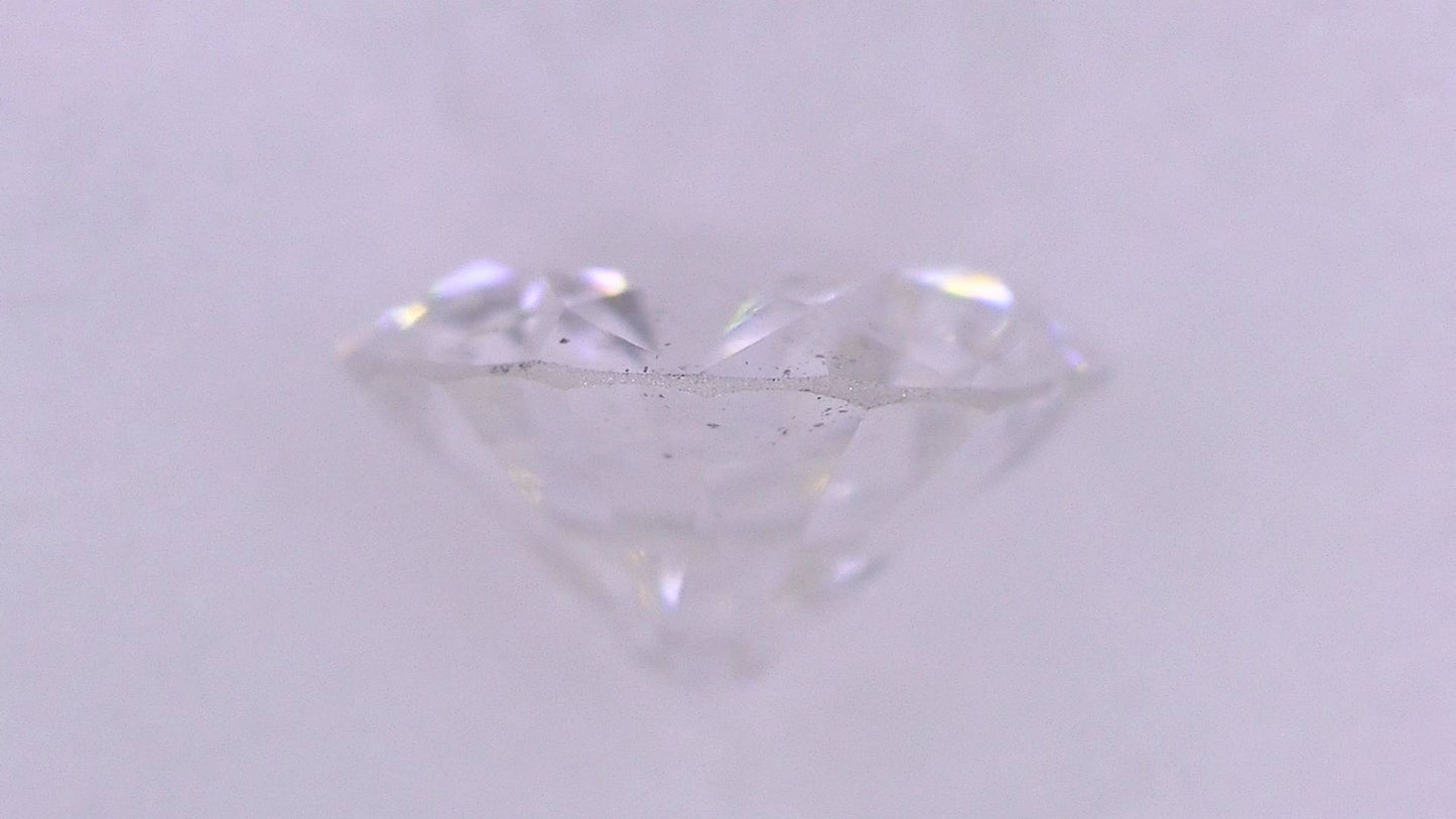 0.347ct F I-1 GOOD/GD/FR FAINT NATURAL 4.58-4.64X2.68mm Diamond Loose