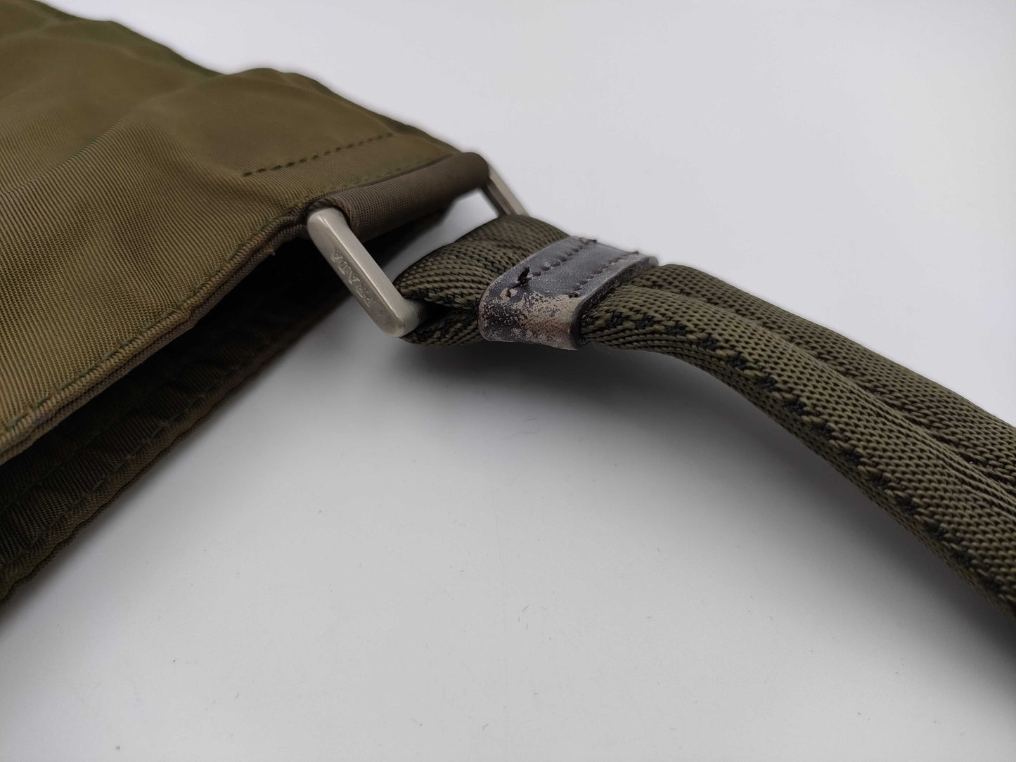 PRADA Nylon Shoulder Bag with No Gusset