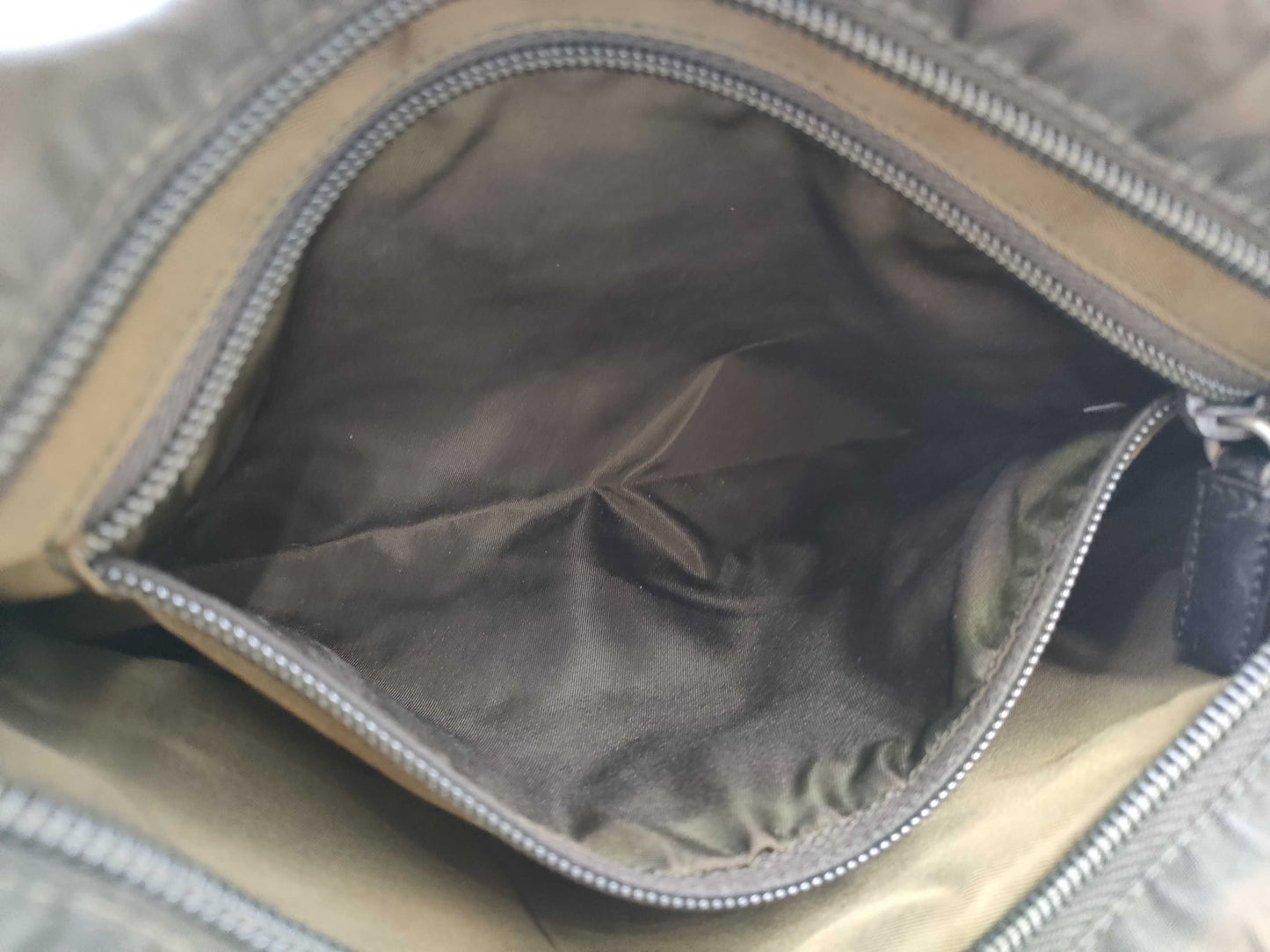 PRADA Nylon Shoulder Bag with No Gusset