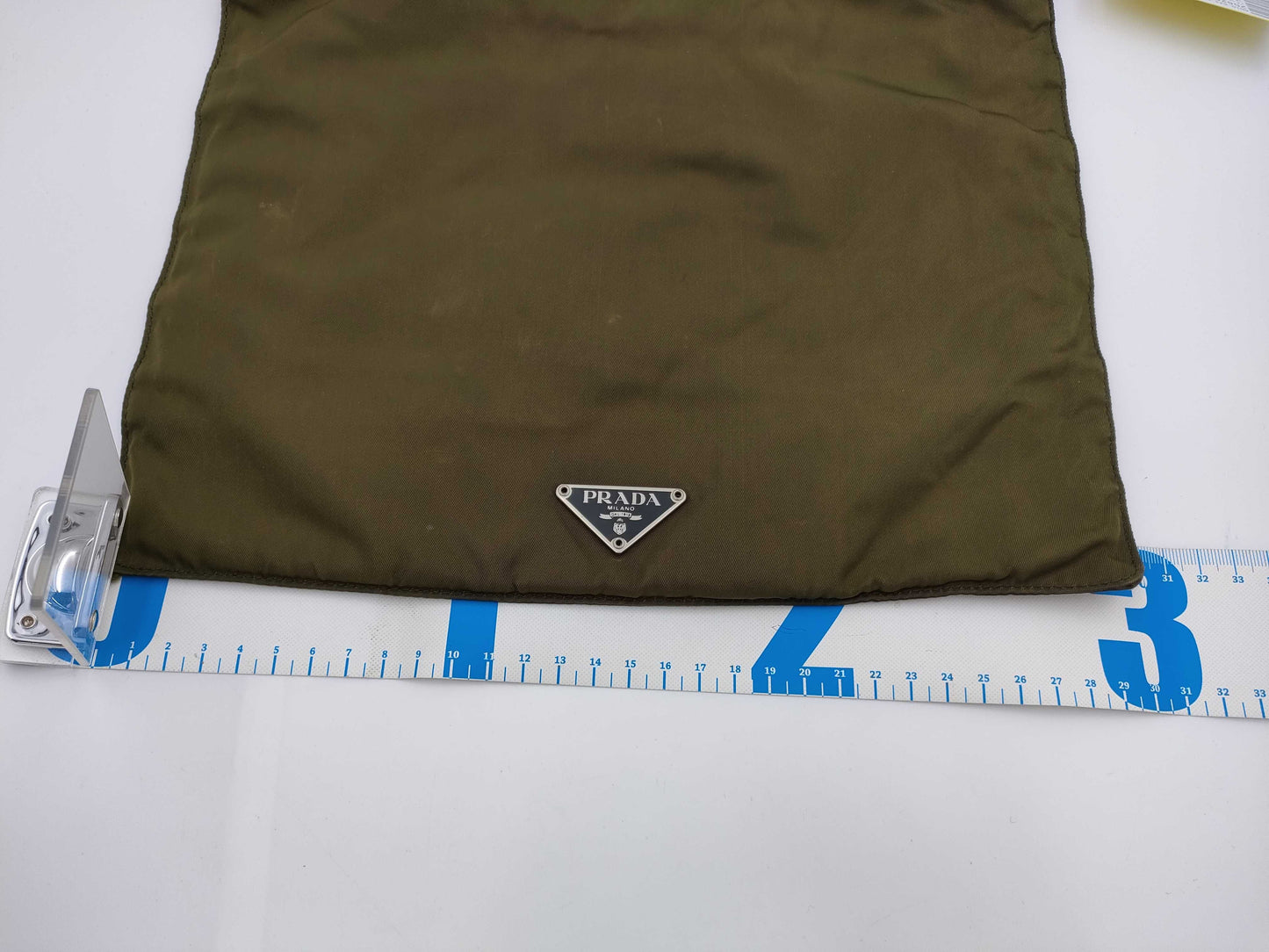 PRADA Nylon Shoulder Bag with No Gusset