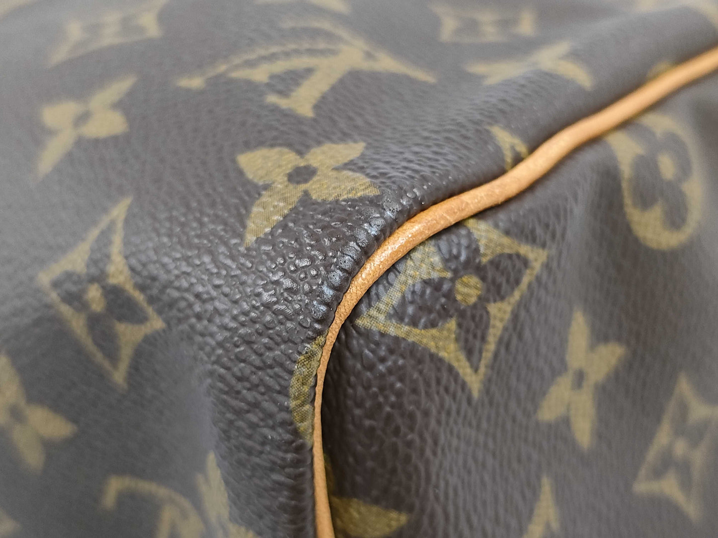 LOUIS VUITTON Monogram Speedy Handbag with Broken Zipper Pull