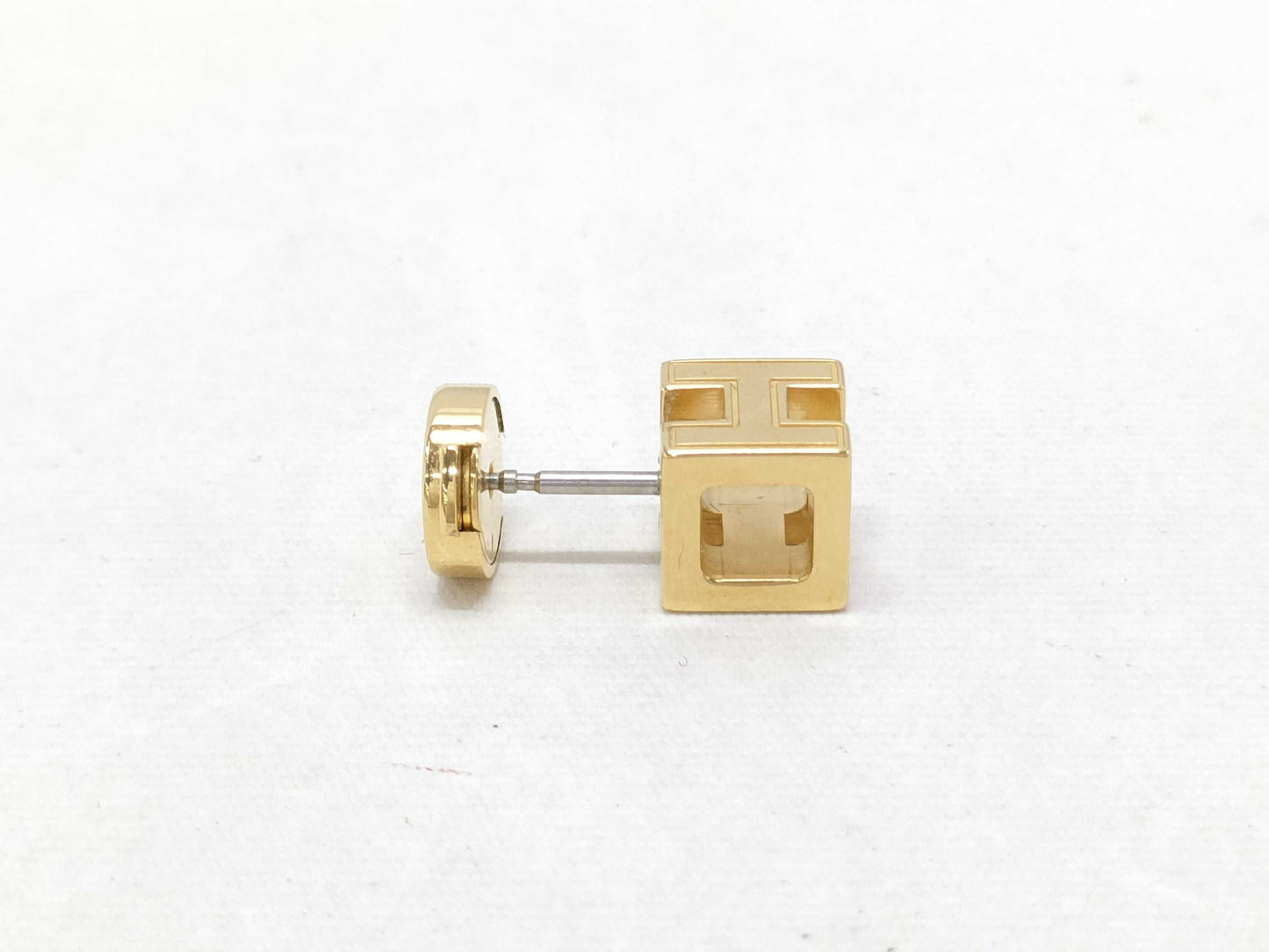 HERMES H Cube Earrings