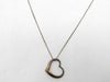 Tiffany & Co. Open Heart Sterling Silver 925 Necklace, 12.9g