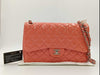CHANEL No. 21 Enamel Matelasse Pink Shoulder Bag