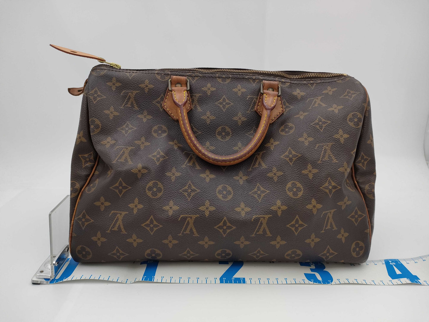 LOUIS VUITTON Monogram Speedy 35 Boston Bag