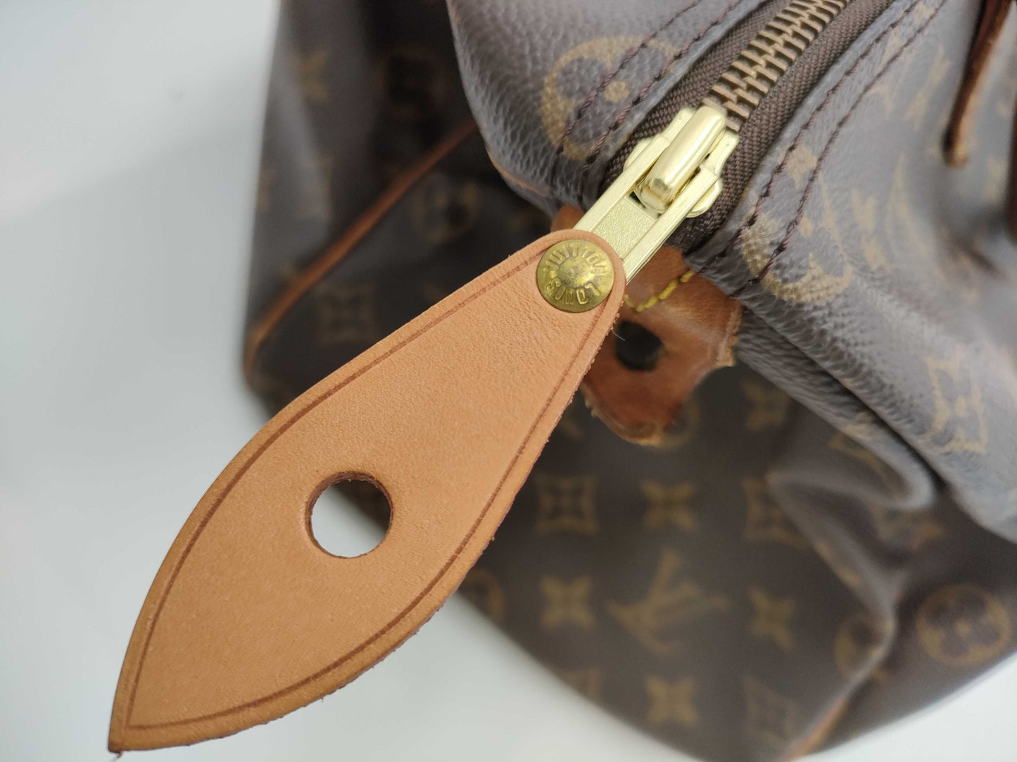 LOUIS VUITTON Monogram Speedy 35 Boston Bag