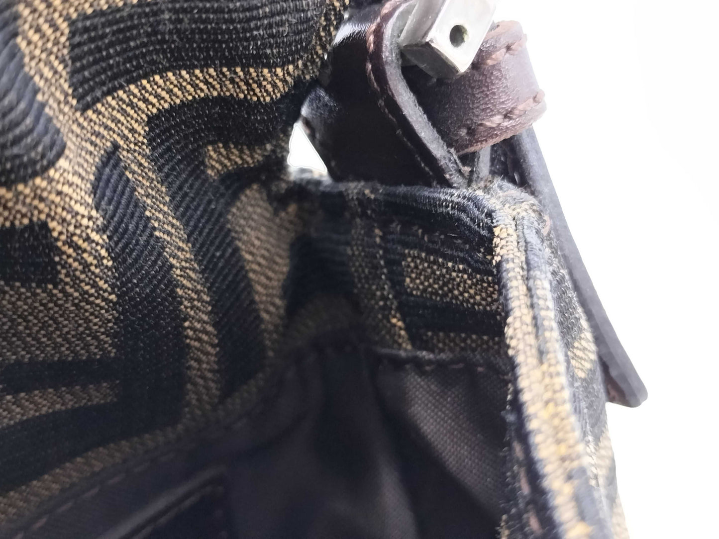 FENDI Zucca pattern Mamma Bucket handbag