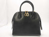Salvatore Ferragamo All Leather Handbag with Gancini Charm