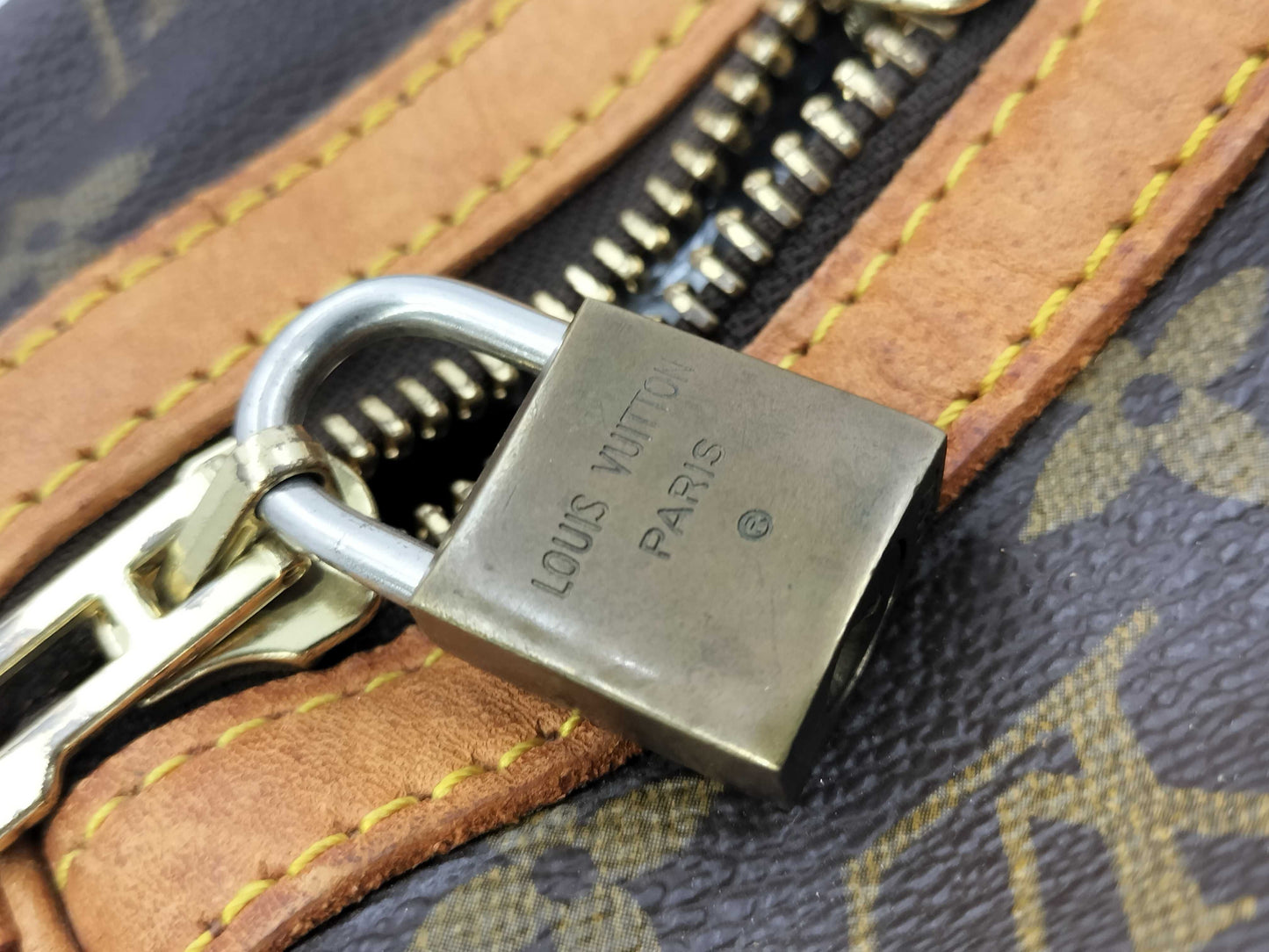 LOUIS VUITTON Monogram M41622 Sax Souple 55 Boston Bag