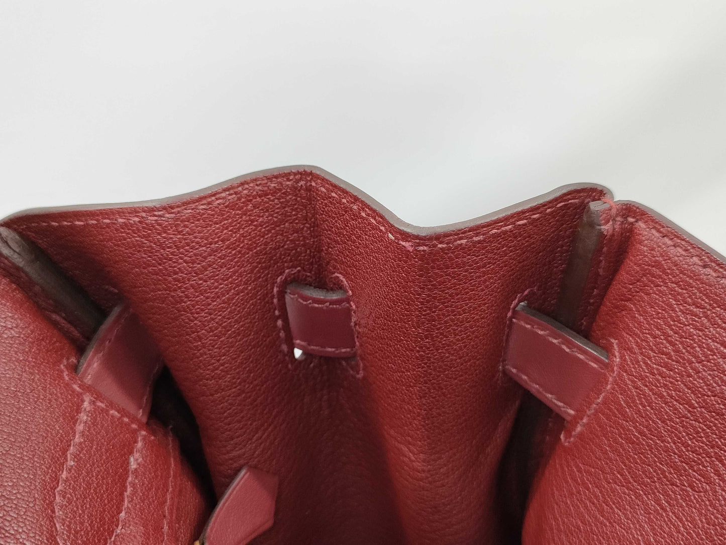 HERMES Birkin 30 Swift Leather Handbag with B Stamp
