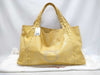 Salvatore Ferragamo Yellow Patent Handbag Tote Bag