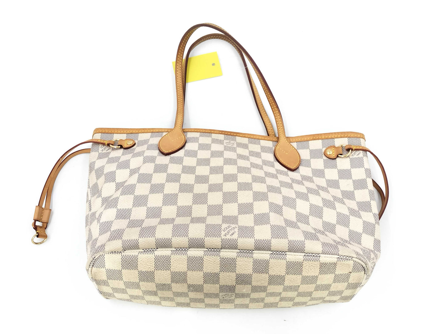 LOUIS VUITTON Damier N51110 Damier Azur Neverfull PM Tote Bag