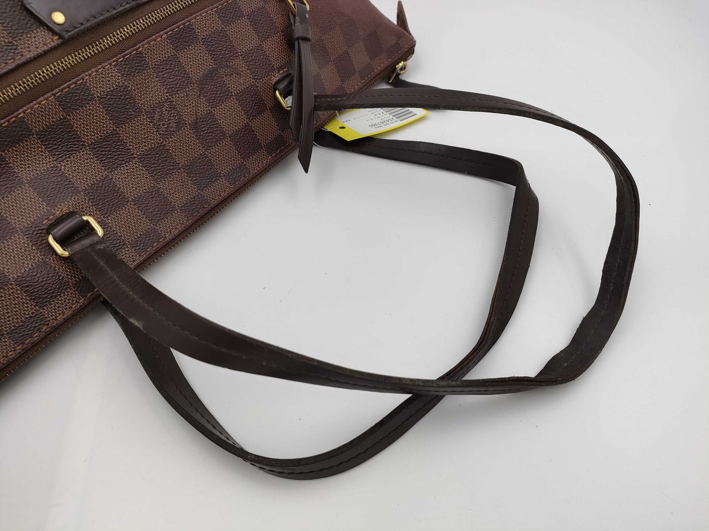 LOUIS VUITTON FL2168 Damier Iena PM Tote Bag, Surface Burned