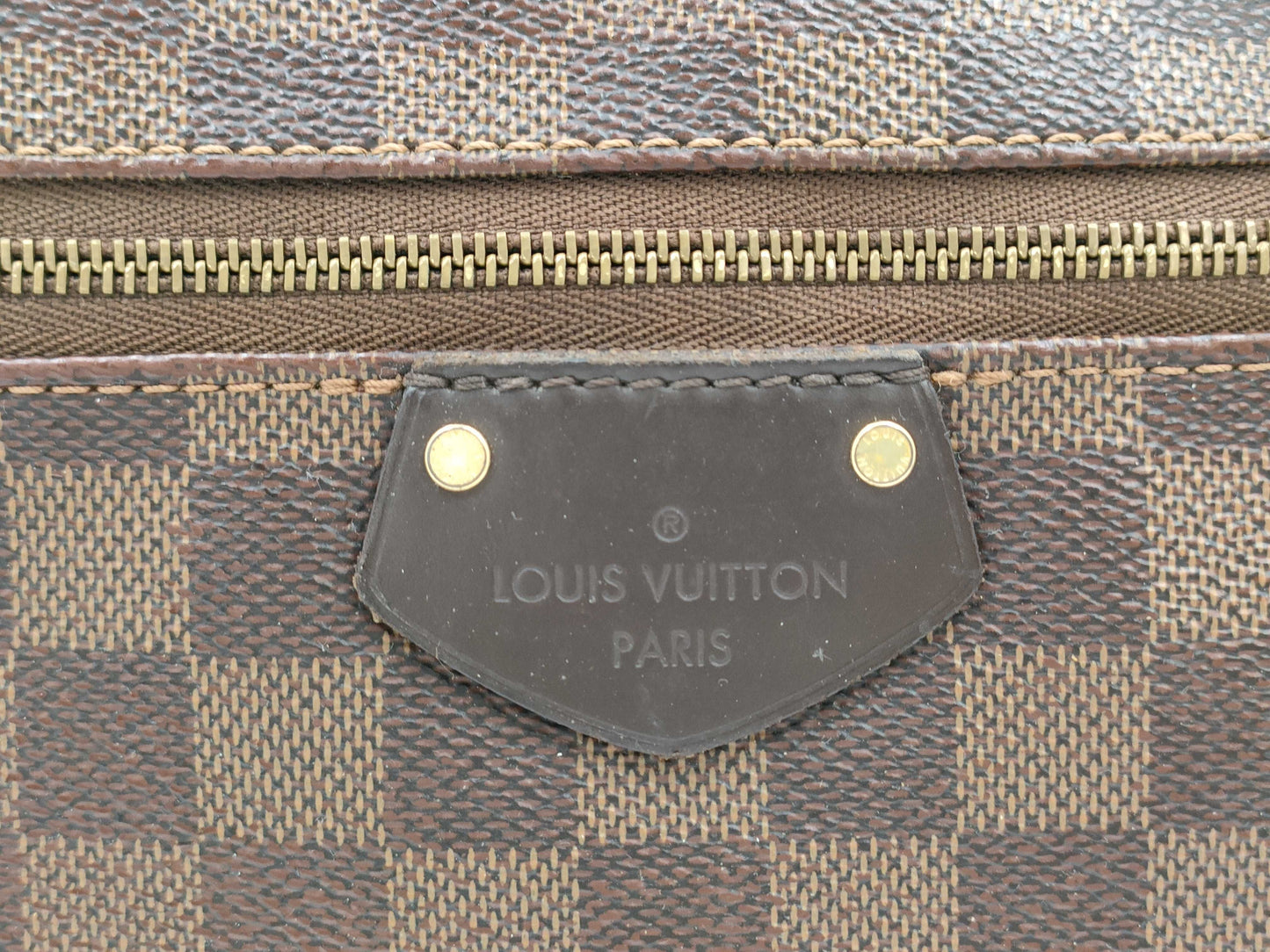 LOUIS VUITTON FL2168 Damier Iena PM Tote Bag, Surface Burned