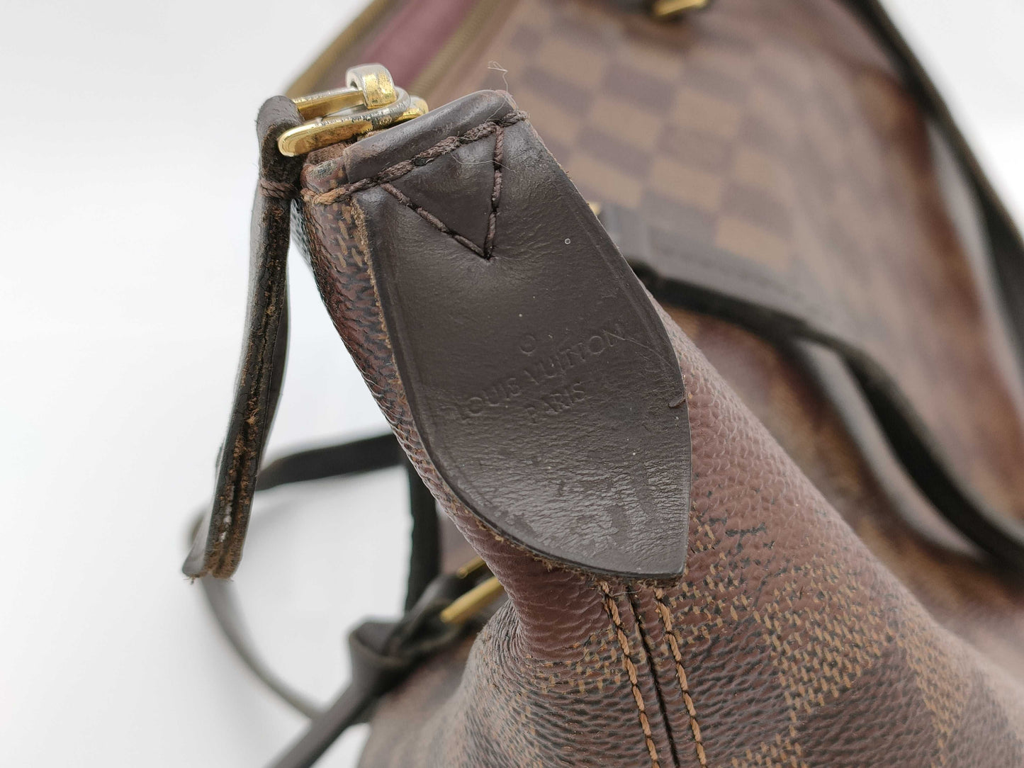 LOUIS VUITTON FL2168 Damier Iena PM Tote Bag, Surface Burned