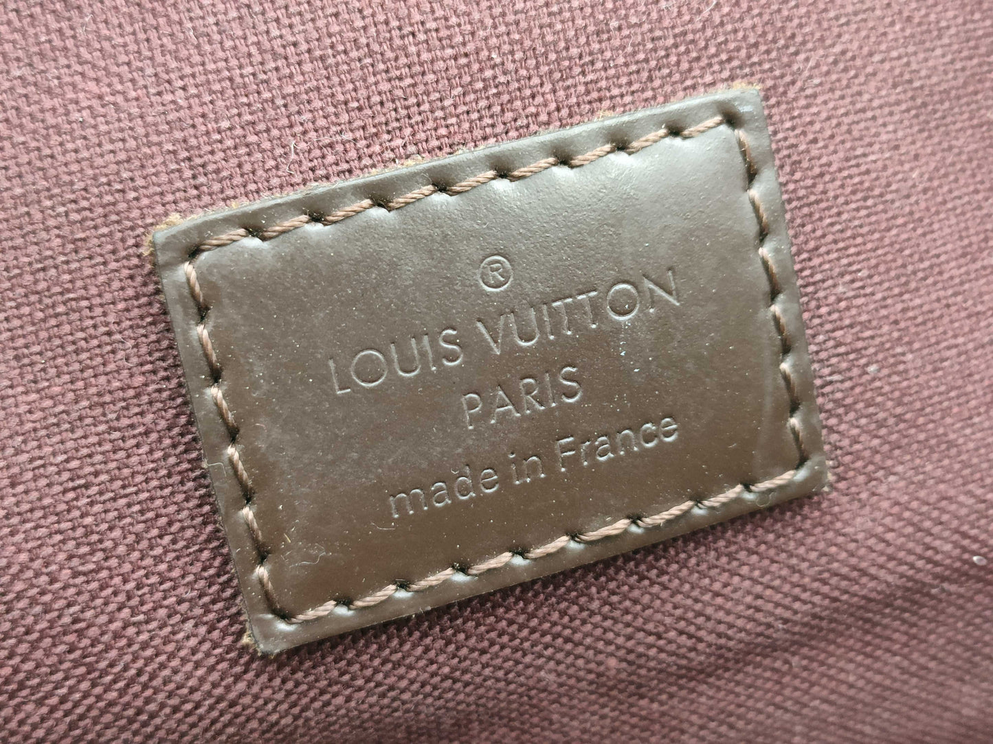 LOUIS VUITTON FL2168 Damier Iena PM Tote Bag, Surface Burned