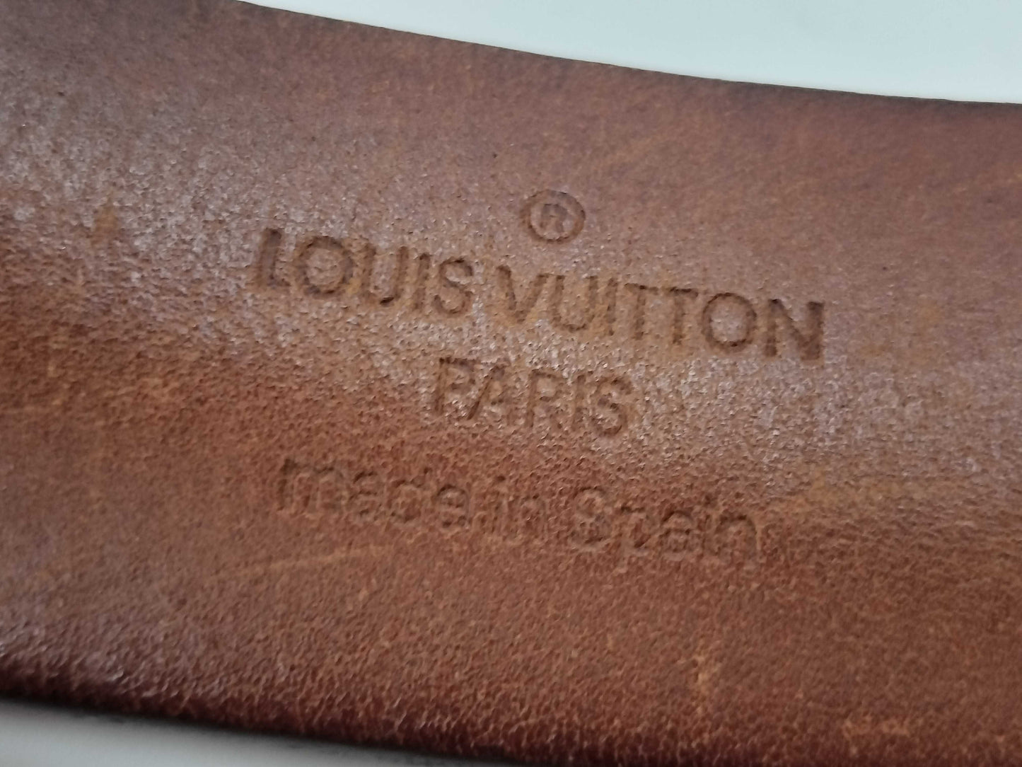 LOUIS VUITTON Monogram Centurion Carre LB0093 Belt