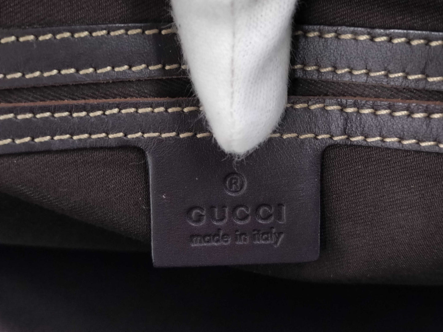 GUCCI GG Supreme Shoulder Bag Brown 201443 Shoulder Bag