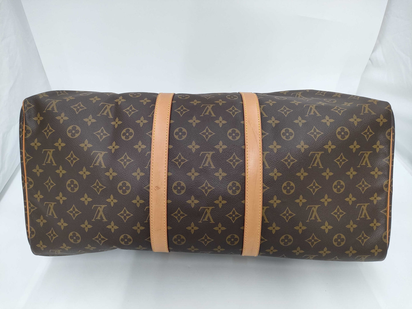 LOUIS VUITTON Monogram M41424 Keepall 55 Boston Bag