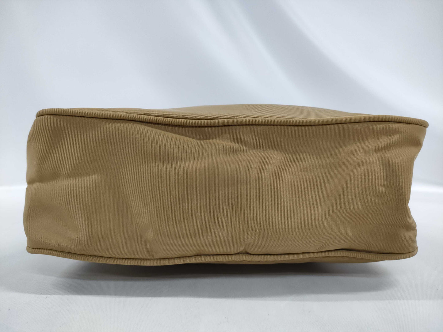 PRADA Nylon Accessory Pouch Beige Handbag