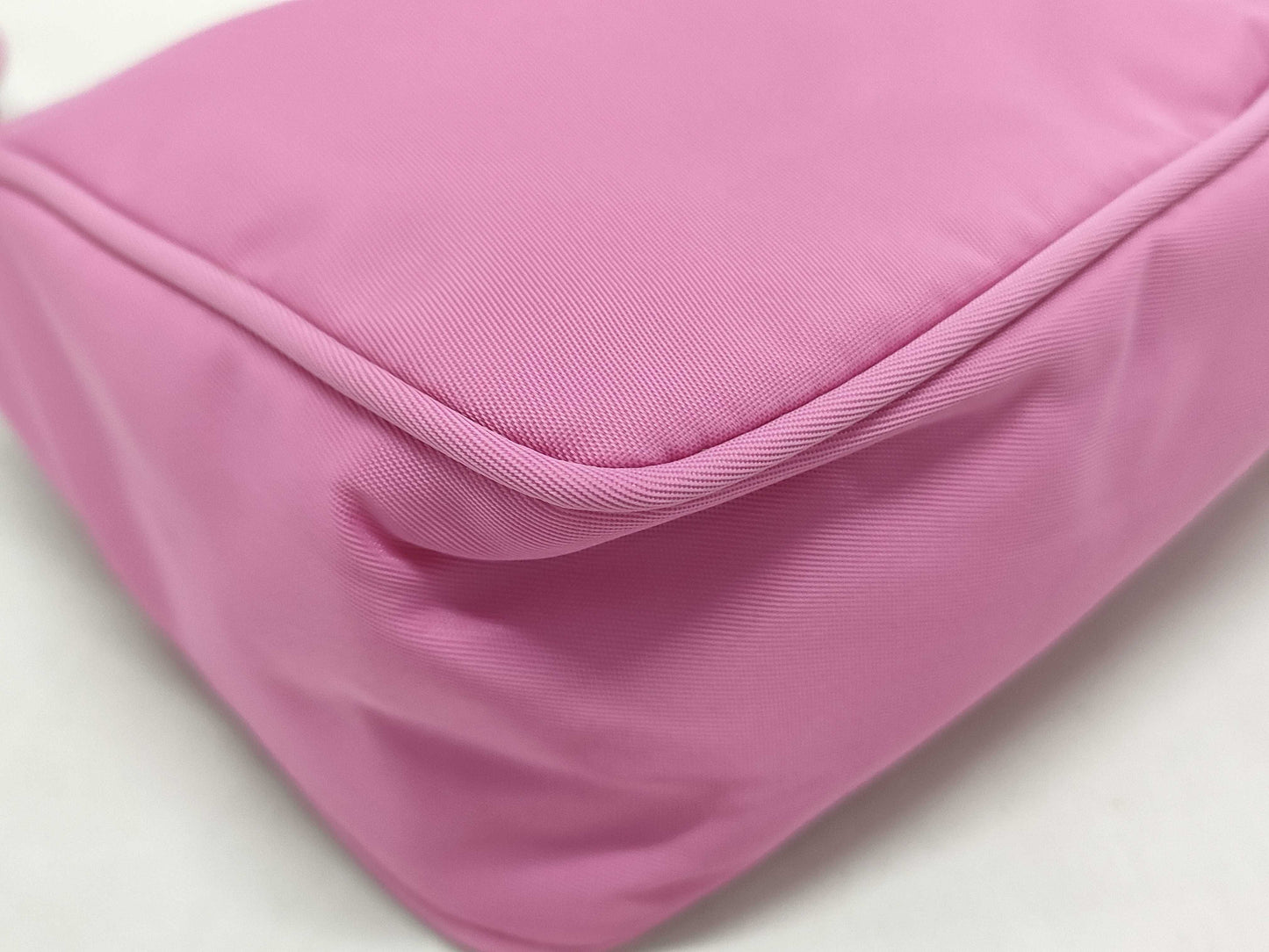 PRADA Nylon Accessory Pink Handbag