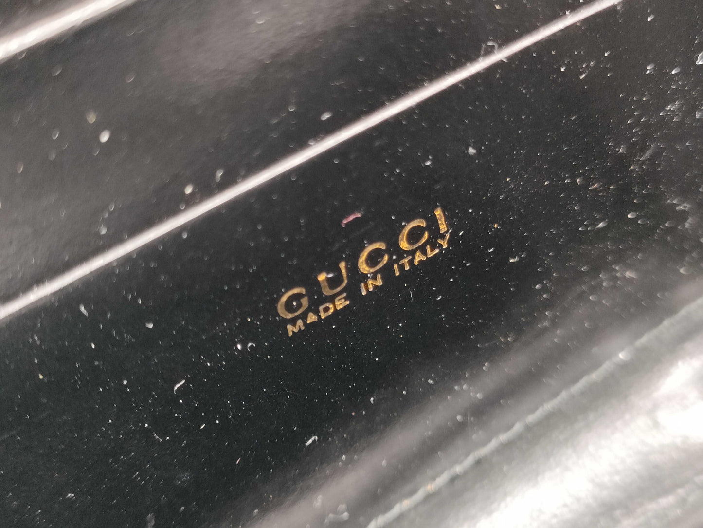 GUCCI Bamboo Round Enamel Wallet