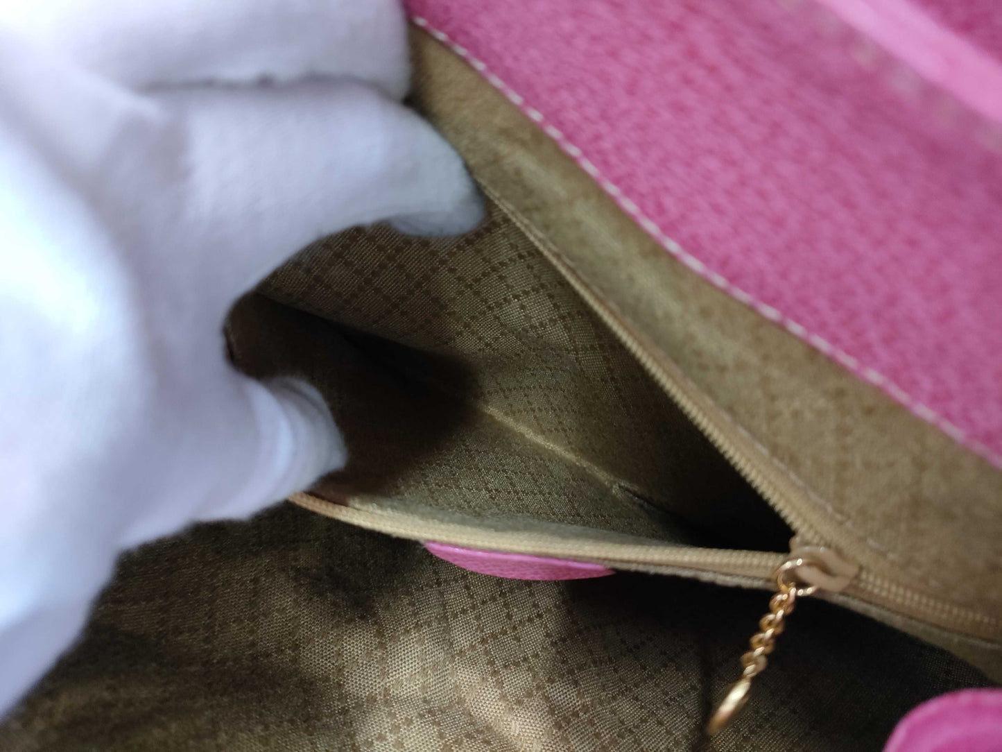 GUCCI Bamboo 003 58 0016 Suede Backpack