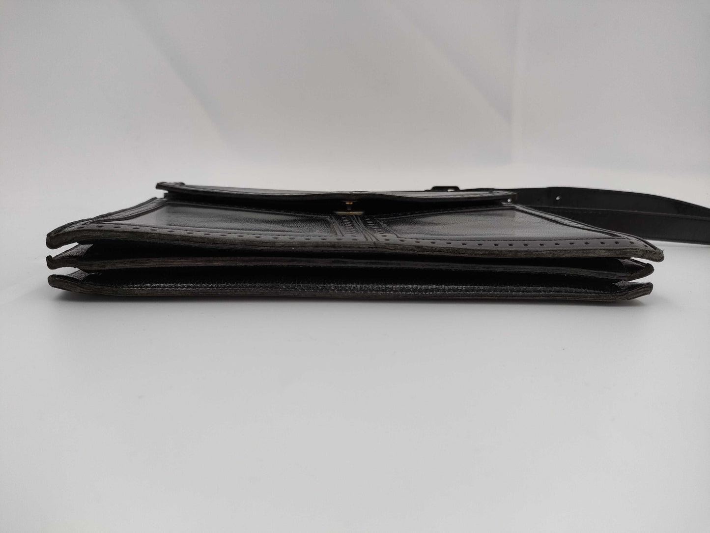 Yves Saint Laurent Vintage 2-Way Y-Stitch Leather Shoulder Bag