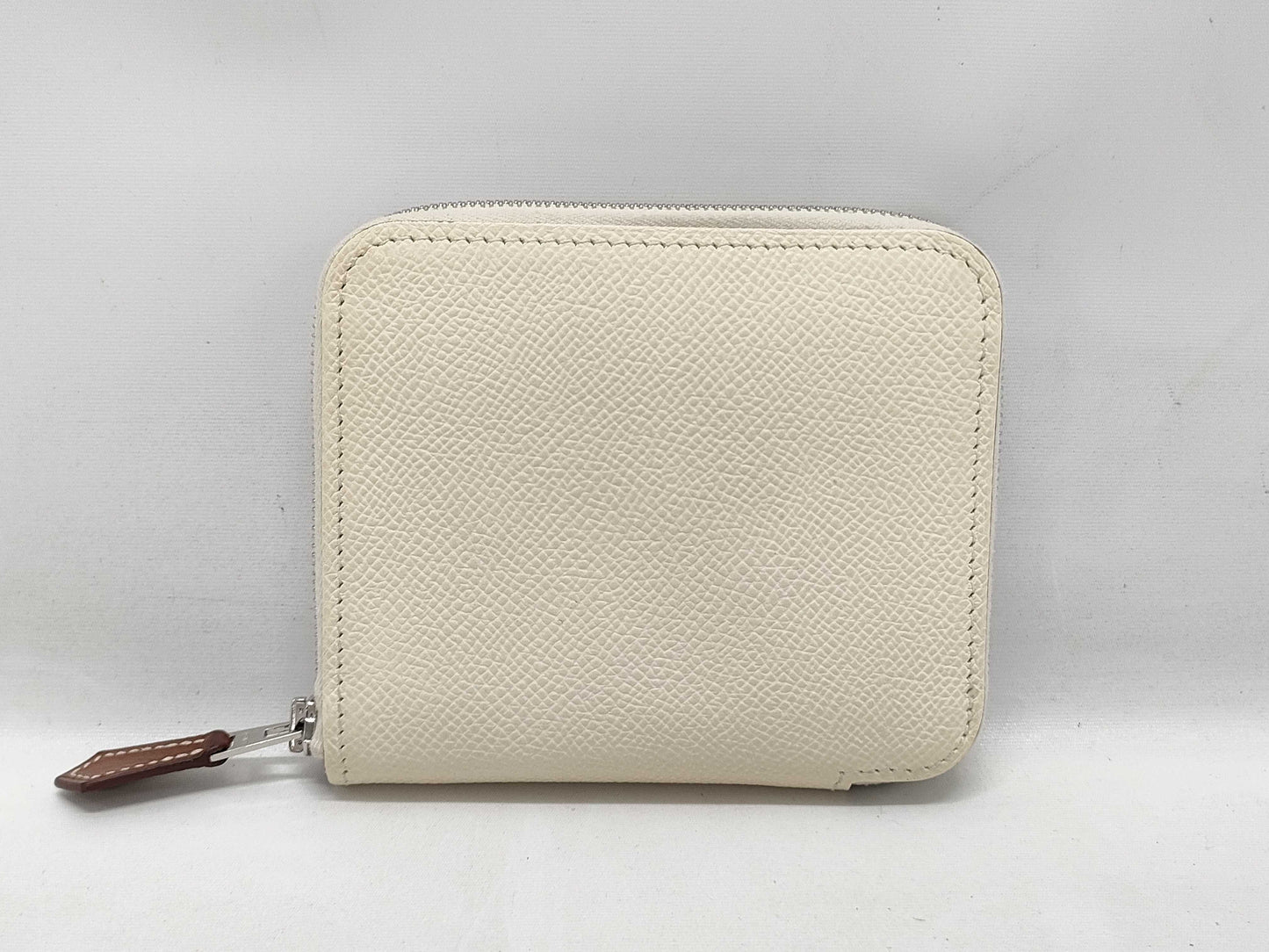 HERMES U Azap Compact Silkin Wallet