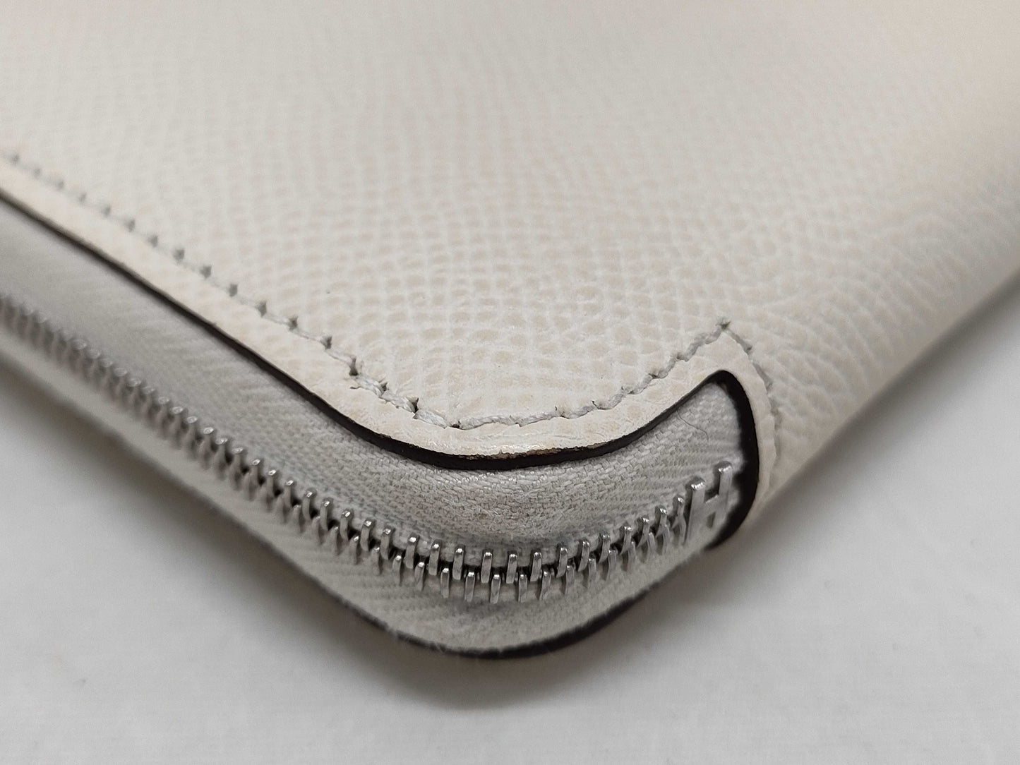 HERMES U Azap Compact Silkin Wallet