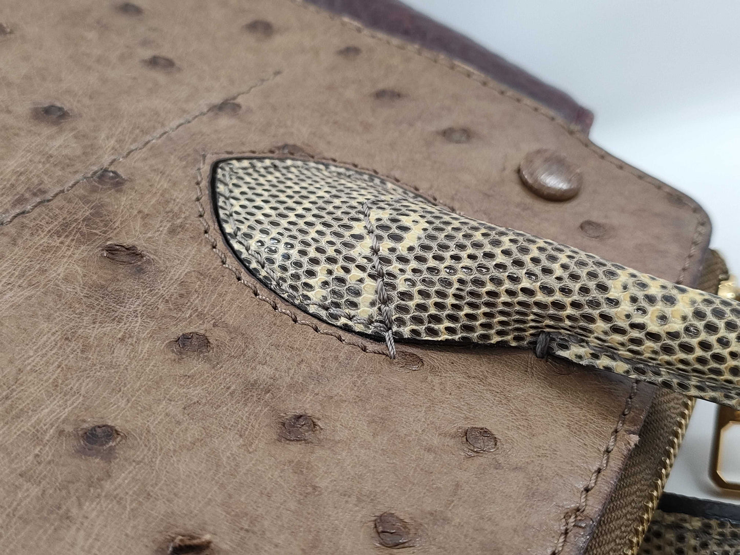 LOUIS VUITTON Monogram Exotic Tote PM Handbag