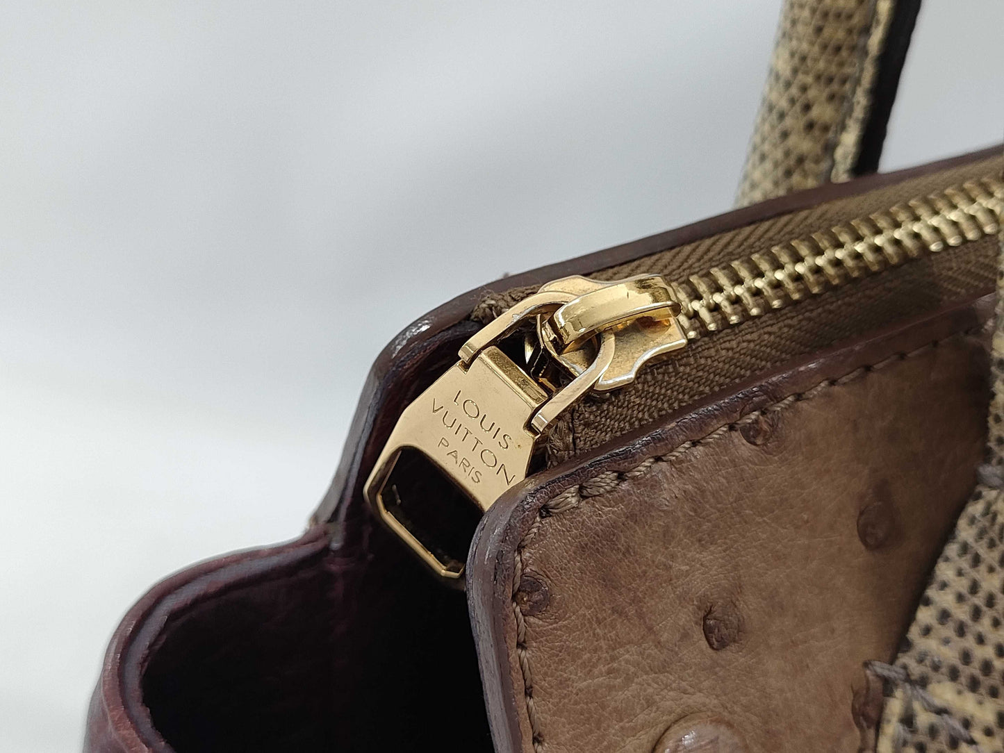LOUIS VUITTON Monogram Exotic Tote PM Handbag