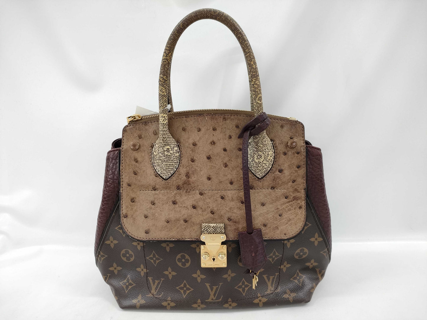 LOUIS VUITTON Monogram Exotic Tote PM Handbag