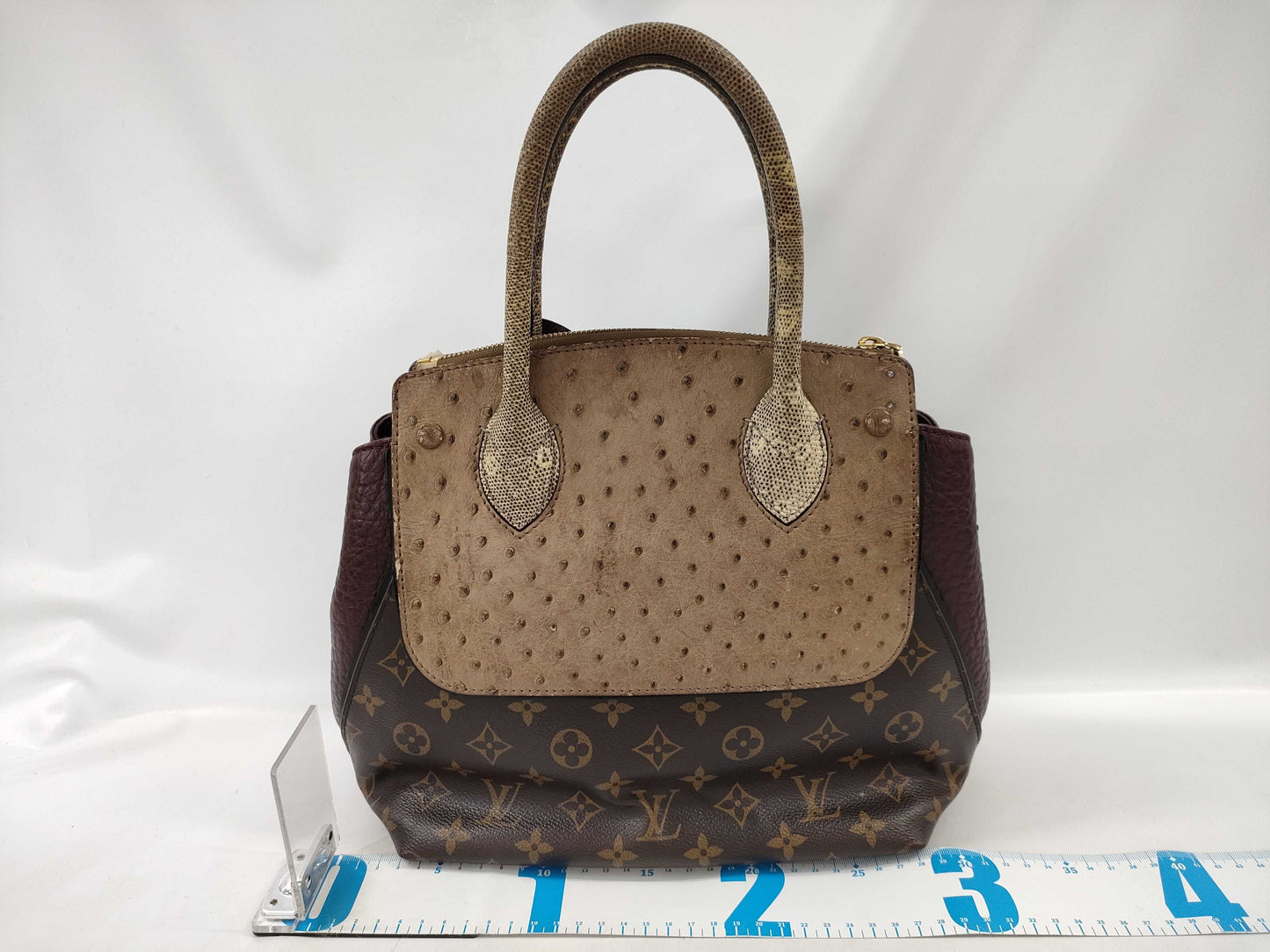 LOUIS VUITTON Monogram Exotic Tote PM Handbag