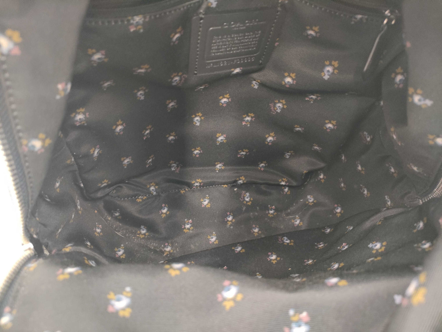 COACH denim F39896 backpack