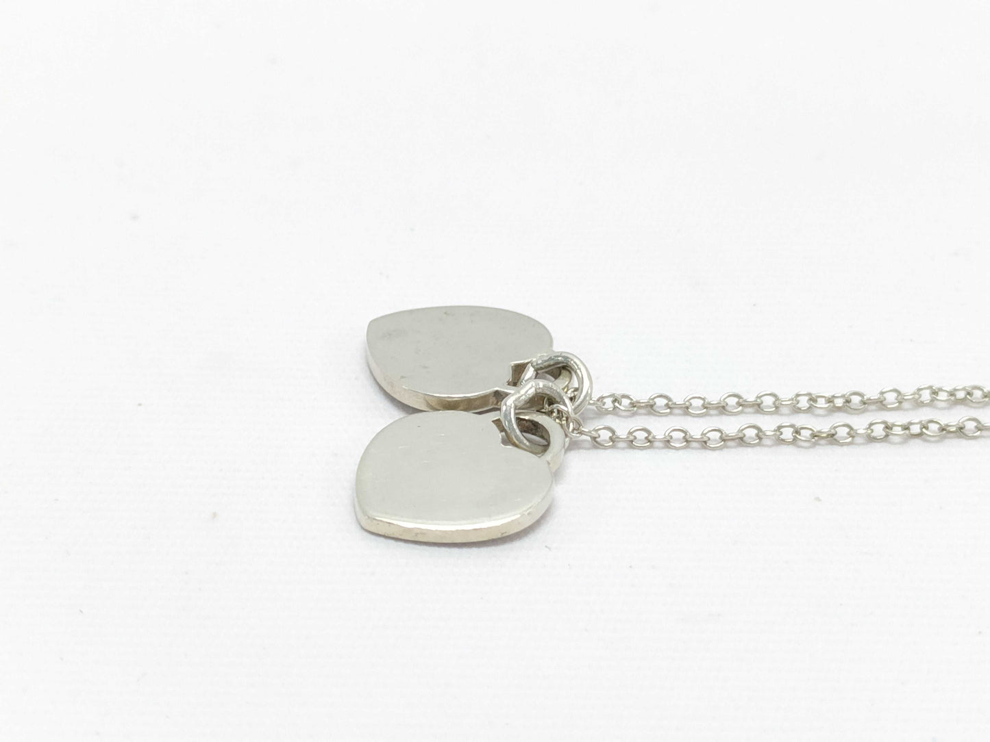Tiffany & Co. 925 Return to Mini Double Heart Necklace Necklace