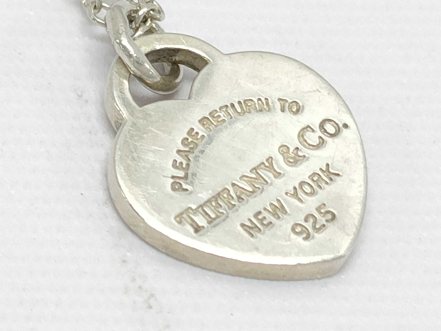 Tiffany & Co. 925 Return to Mini Double Heart Necklace Necklace