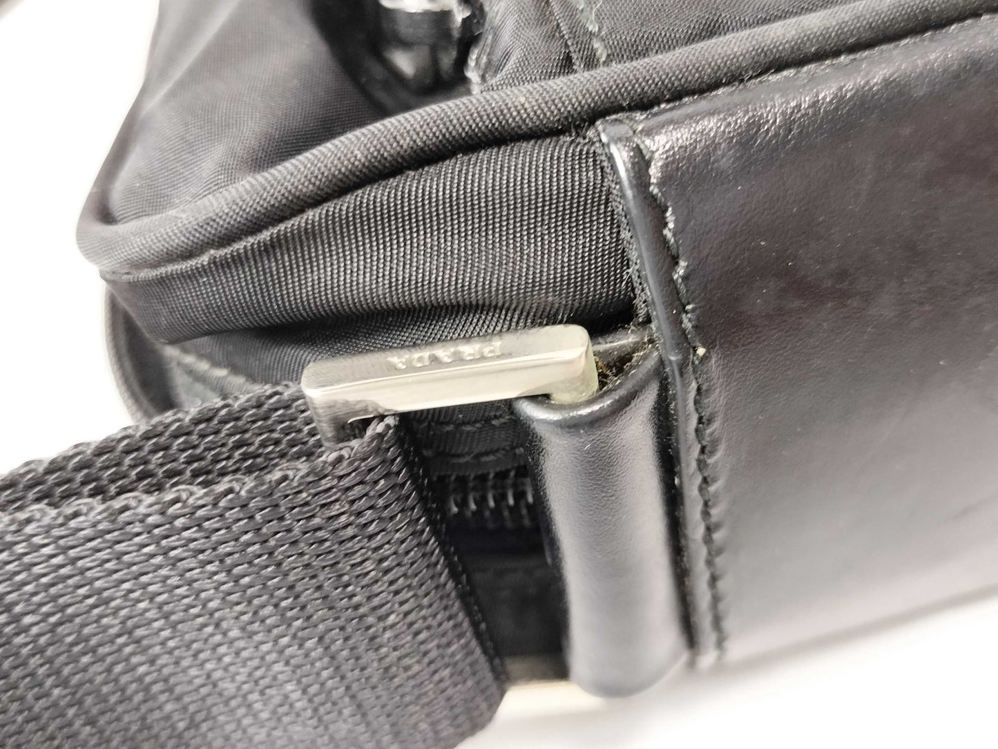 PRADA Nylon BT0167/Black Shoulder Bag