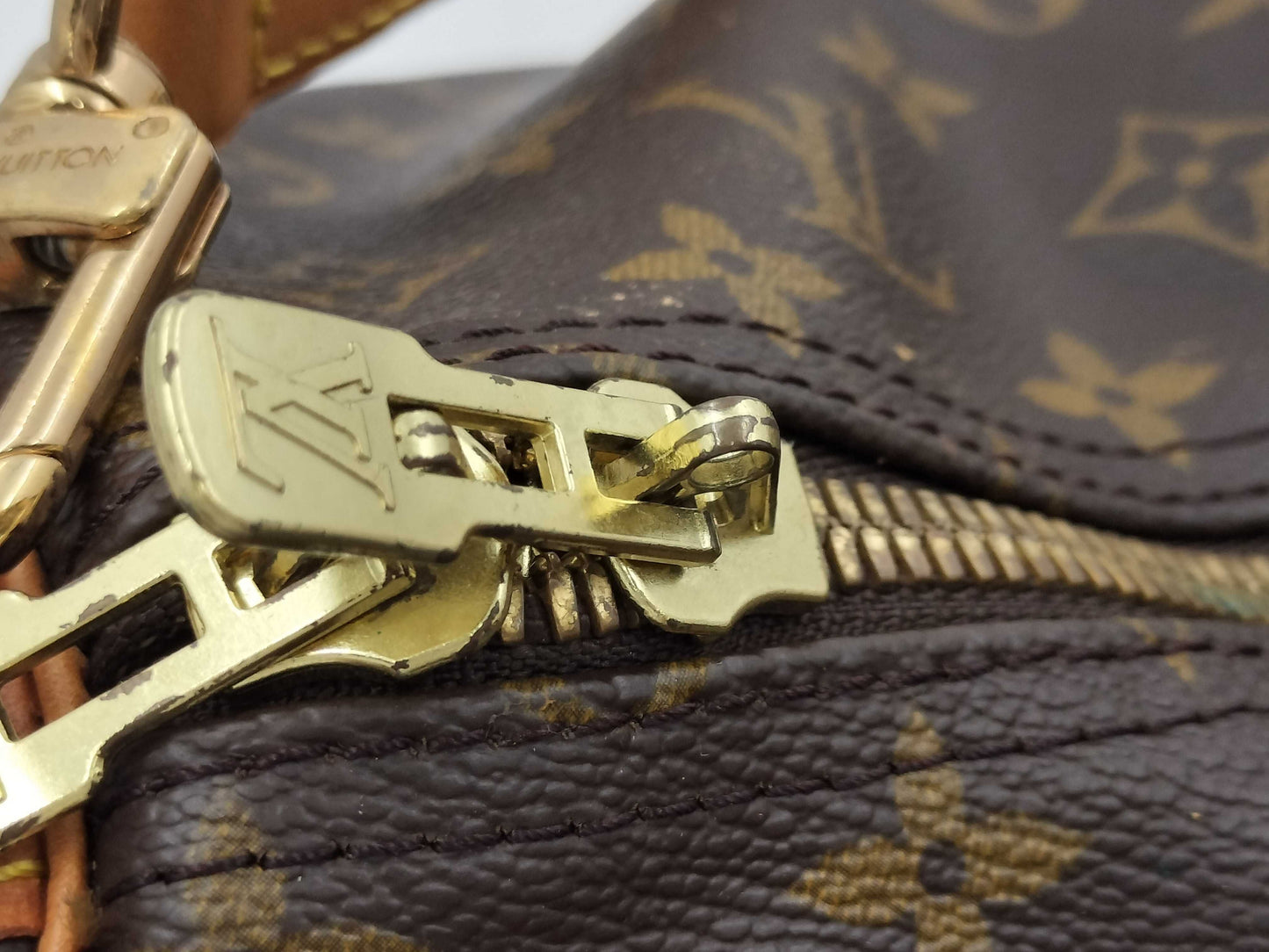 LOUIS VUITTON Monogram M41412 Keepall Bandouliere 60 Boston Bag