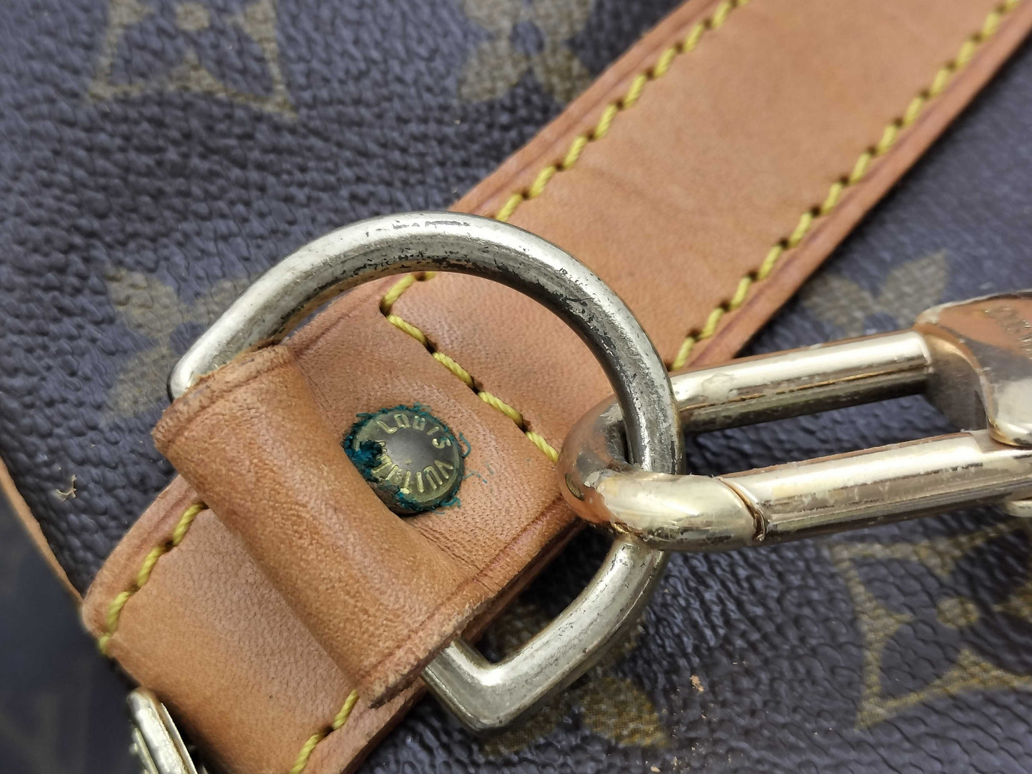 LOUIS VUITTON Monogram M41412 Keepall Bandouliere 60 Boston Bag