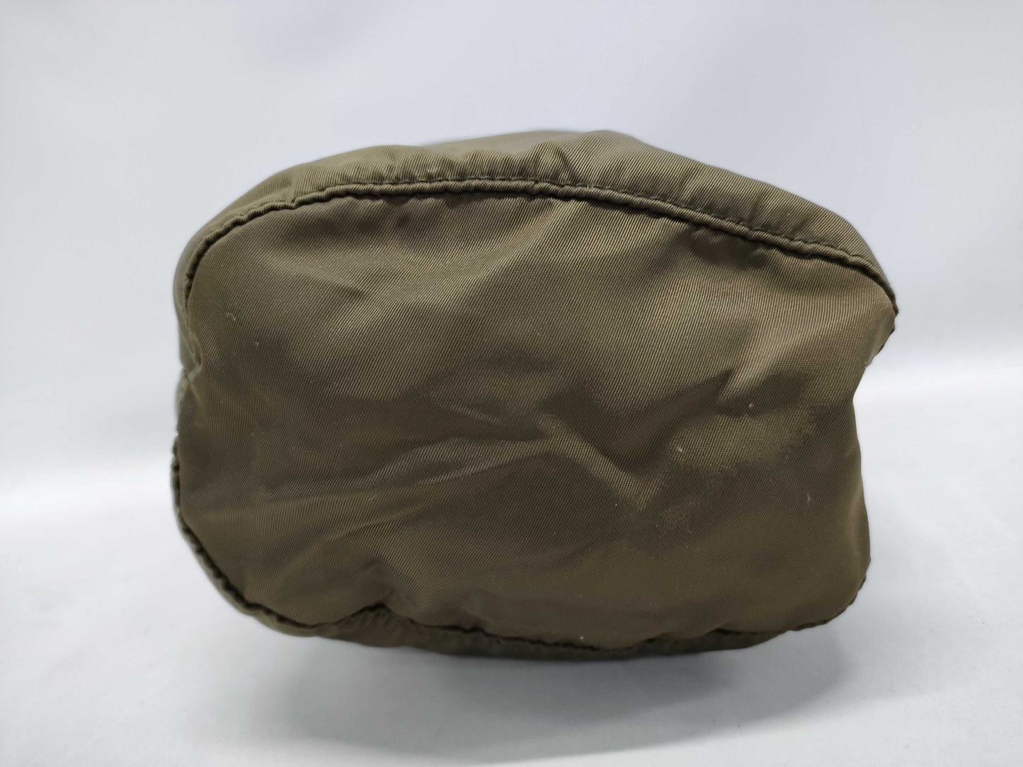 PRADA Nylon Pouch Khaki MV369 Pouch