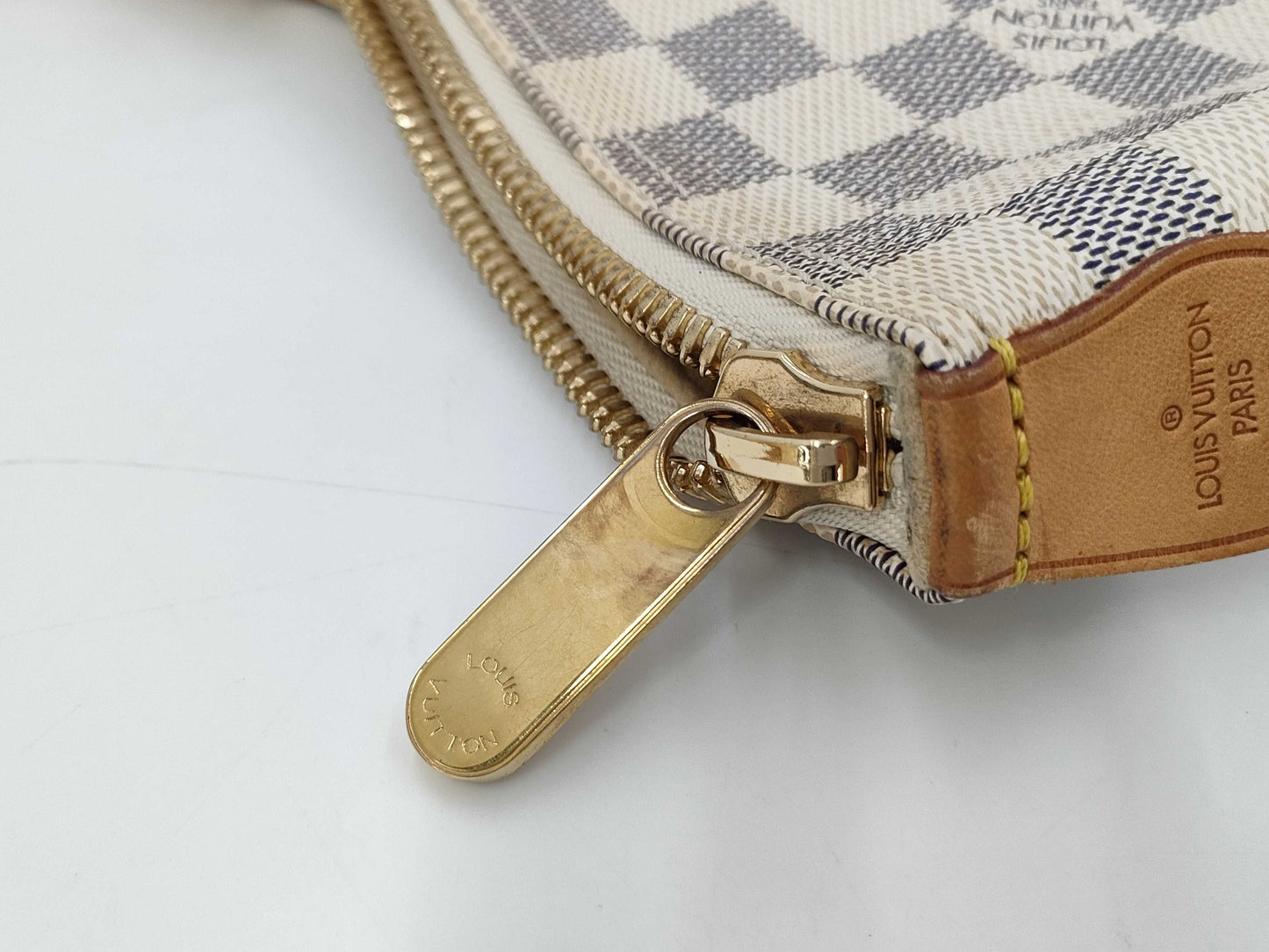 LOUIS VUITTON Damier Azur Saleya MM Tote Bag