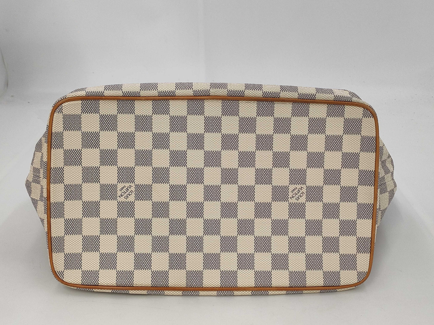 LOUIS VUITTON Damier Azur Saleya MM Tote Bag