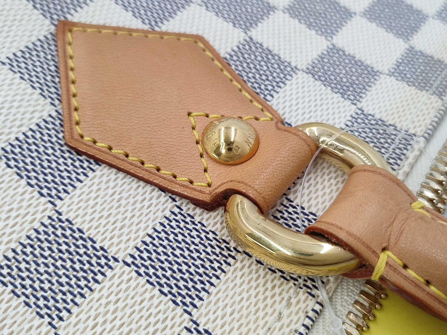 LOUIS VUITTON Damier Azur Saleya MM Tote Bag