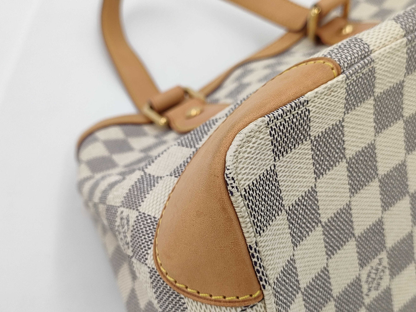 LOUIS VUITTON Damier Azur Hampstead PM Handbag