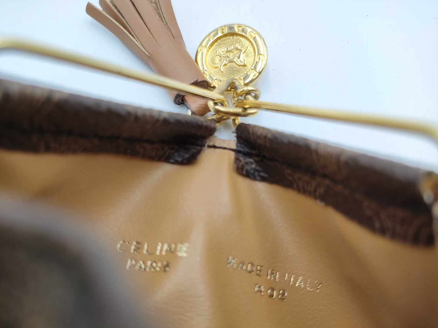 CELINE Macadam Coin Case Coin Case