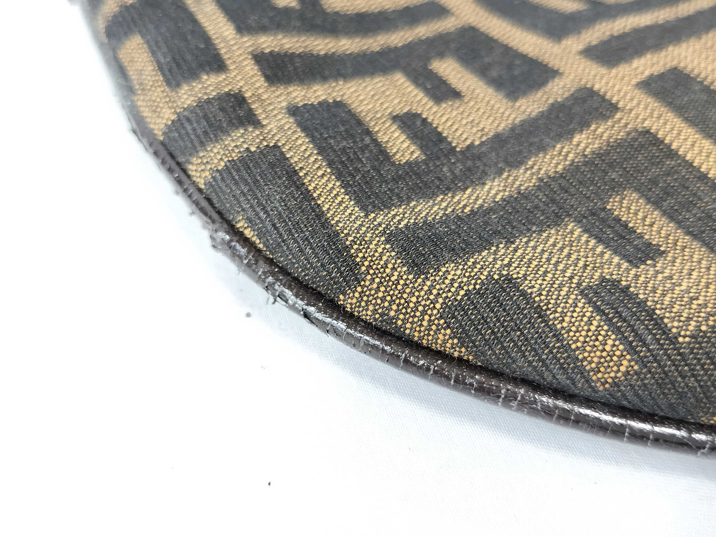 FENDI Zucca Mamma Half Moon Tote Handbag