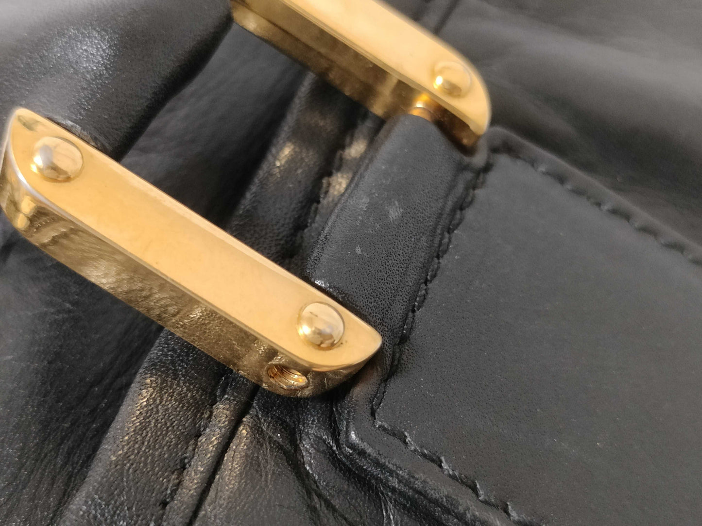 LOEWE Anagram Leather Boston Bag Business Bag