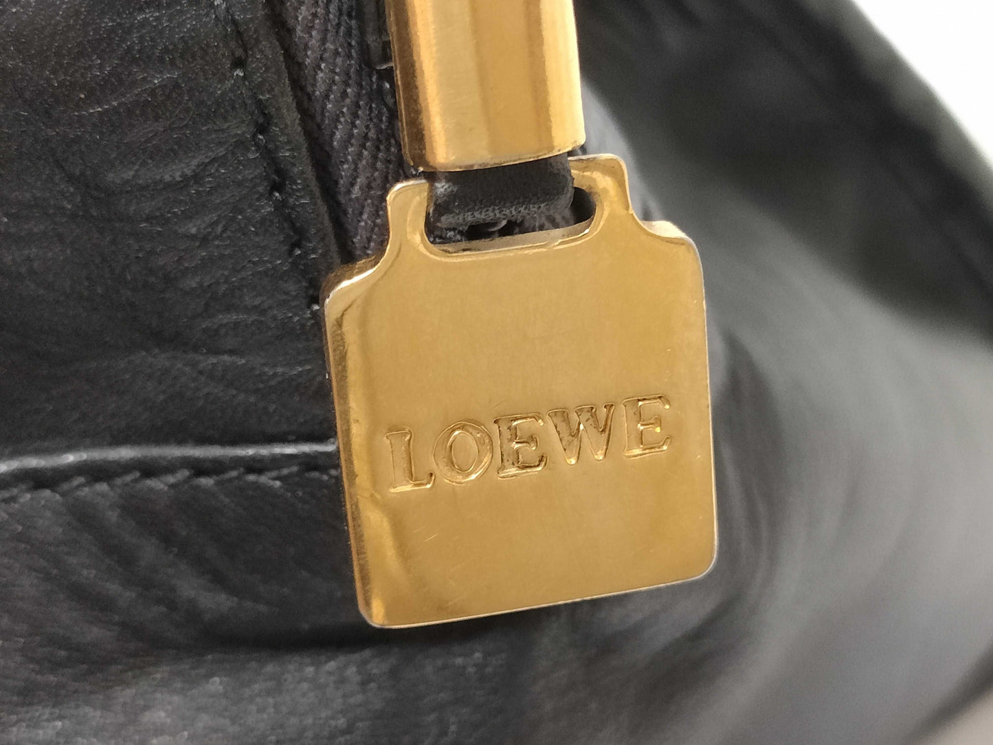 LOEWE Anagram Leather Boston Bag Business Bag